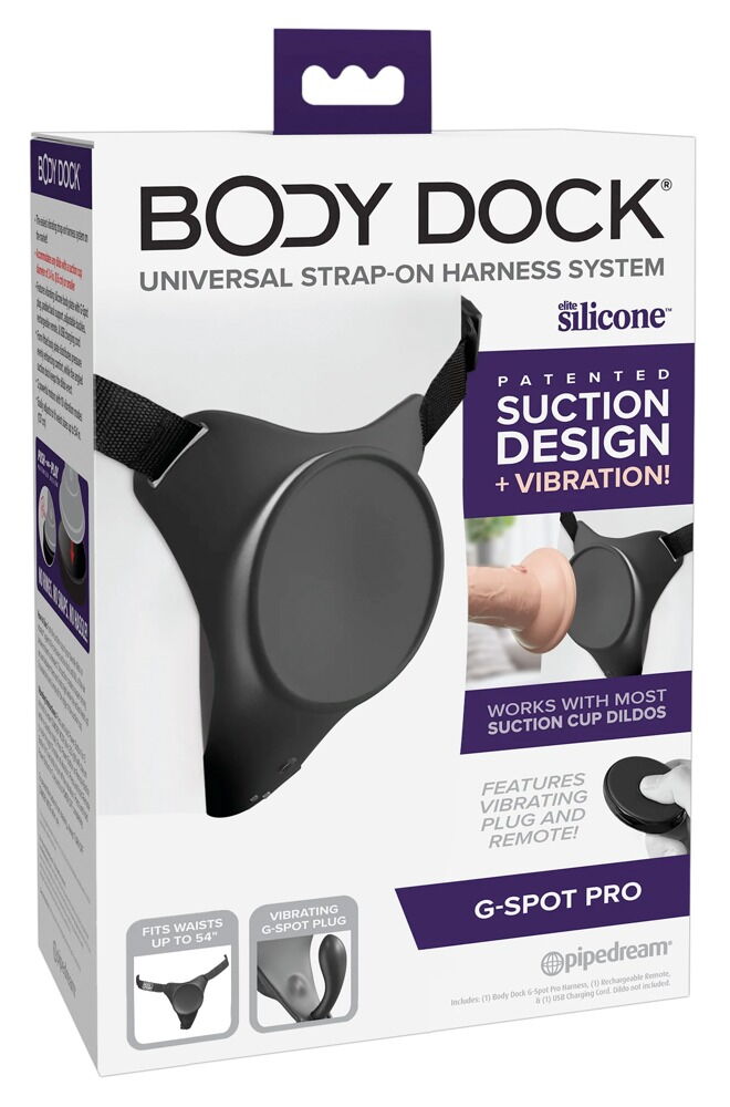 Umschnallgurt "Body Dock G-Spot Pro" mit Vibration