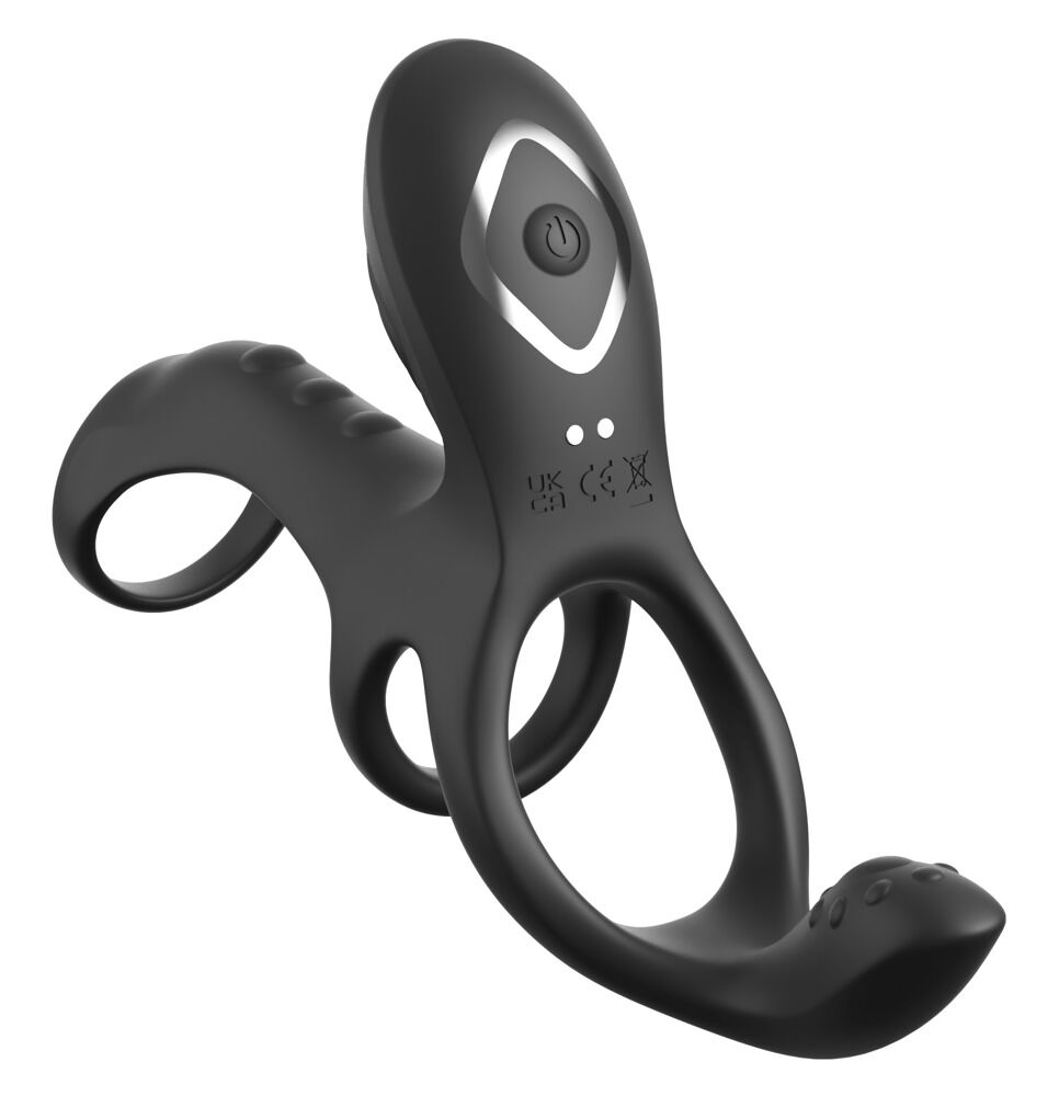 Penismanschette „Ultimate Couples Cage Max“ mit 3-fach-Vibration