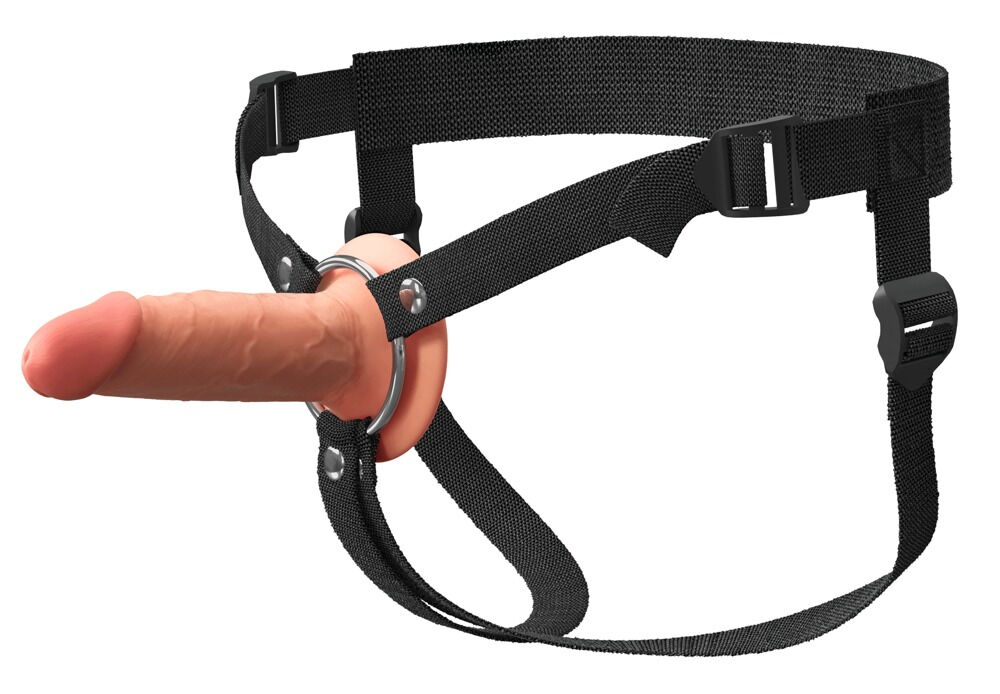 Penishülle „Hollow Silicone Strap-on“ mit Umschnallgurt