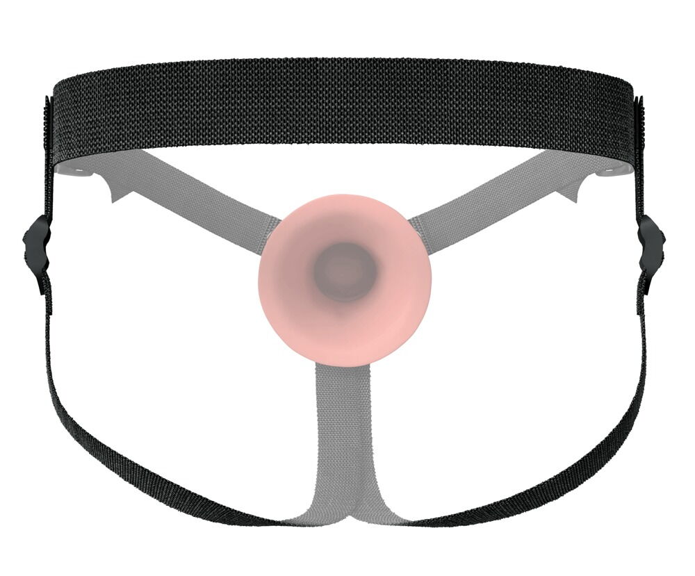 Penishülle „Hollow Silicone Strap-on“ mit Umschnallgurt