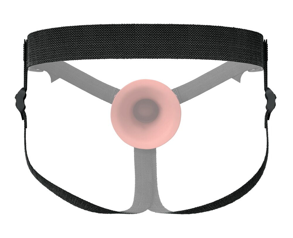 Penishülle „Hollow Silicone Strap-on“ mit Umschnallgurt