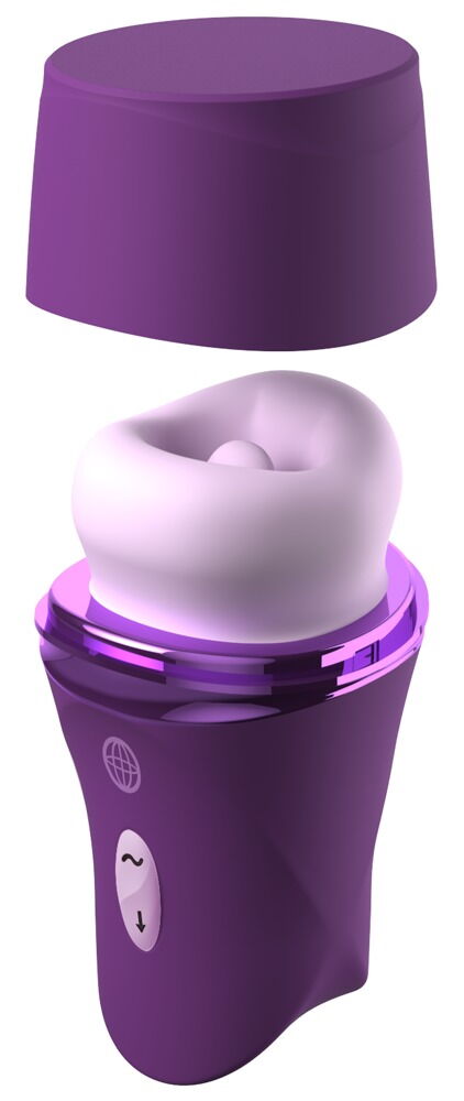 Zungenvibrator „Lush Kiss Plush“ mit saugenden Silikonlippen