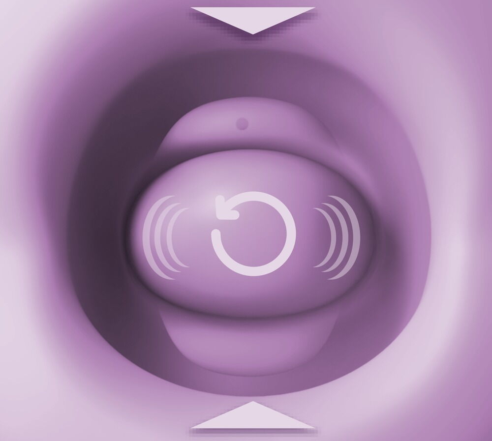 Zungenvibrator „Lush Kiss Plush“ mit saugenden Silikonlippen