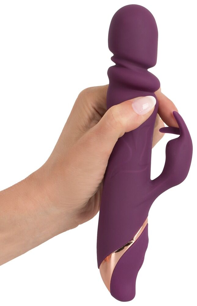 Stoßvibrator mit Klitorisstimulator