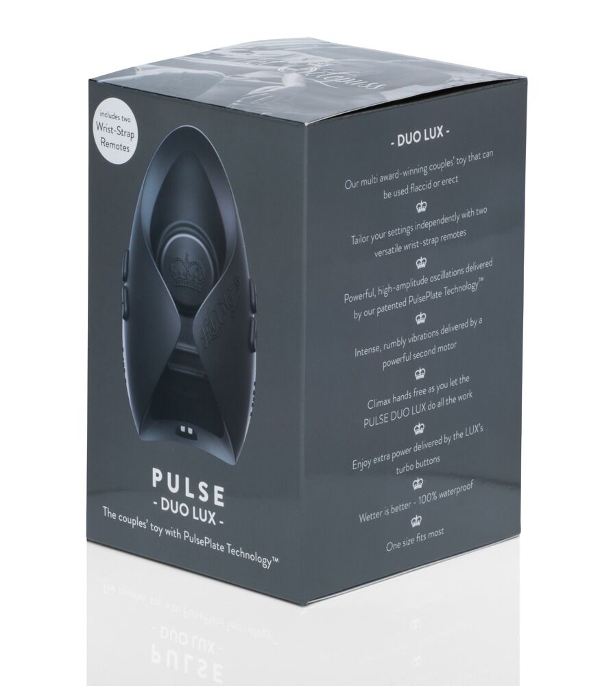 Masturbator „Pulse Duo Lux“ mit 2 Fernbedienungen am Armband
