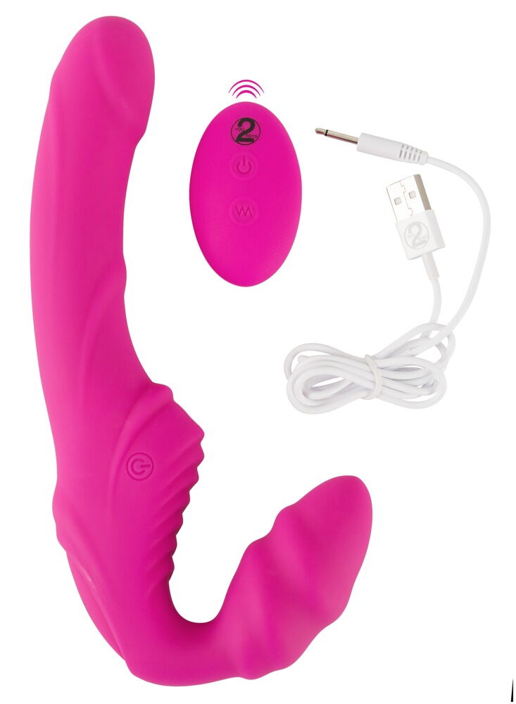 „Vibrating Strapless Strap-on 2“ mit 9 Vibrationsmodi per Fernbedienung