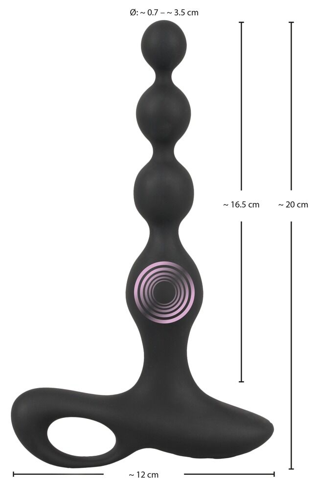 Rechargeable anal beads