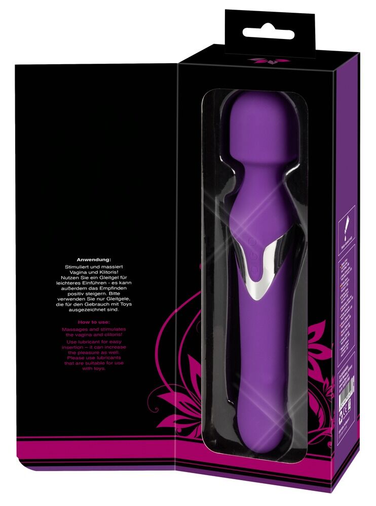 Massagestab „Wand & Pearl Vibrator“, beidseitig verwendbar