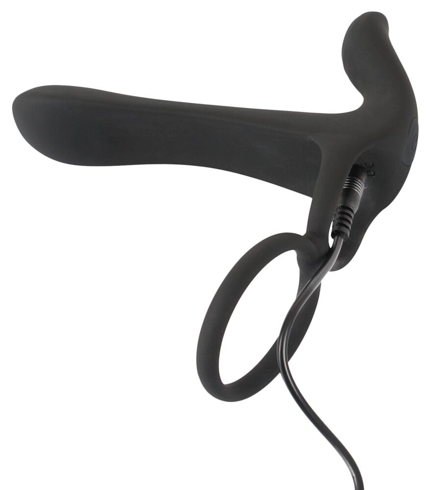 Paarvibrator „Couple's Vibrator“ mit Penis-/Hodenring und Klitorisstimulator