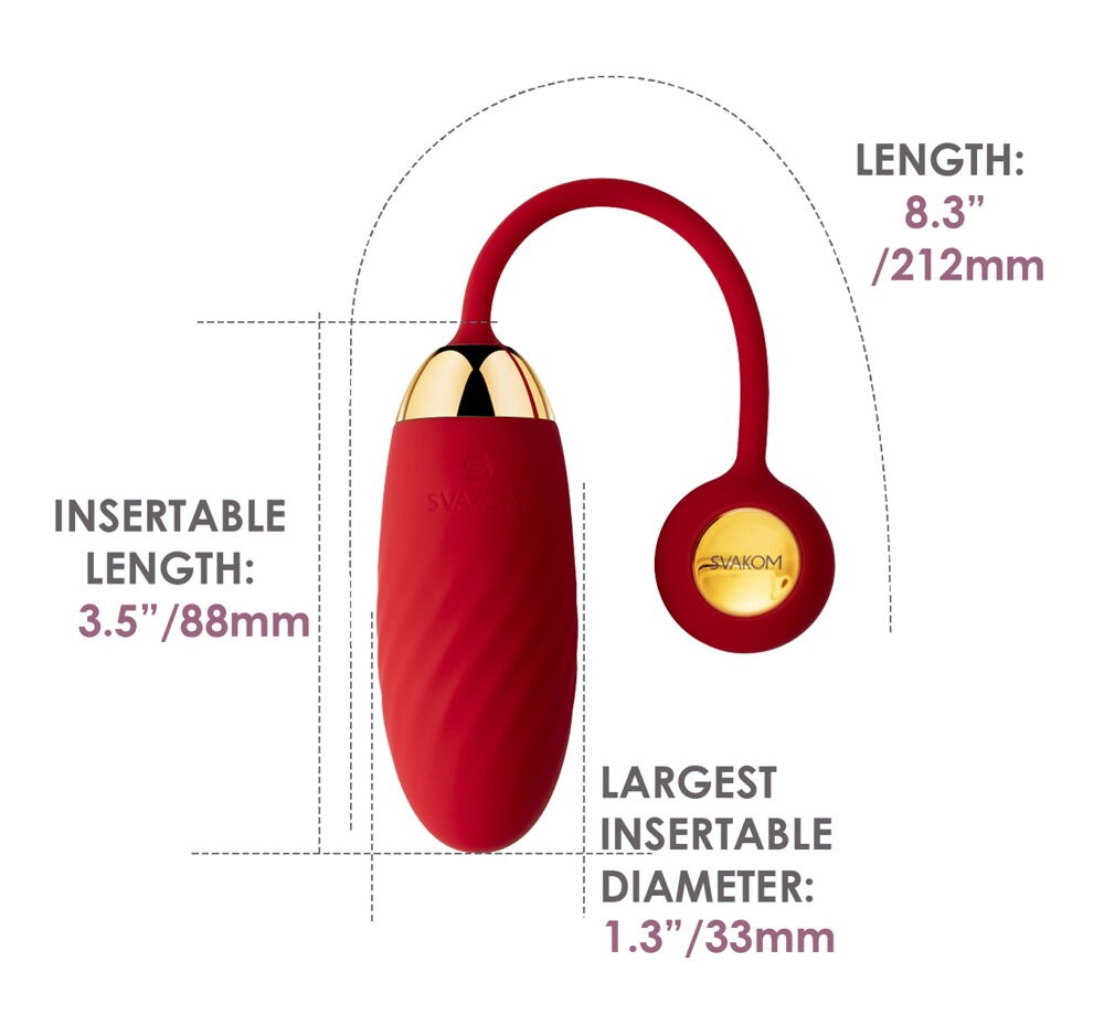 Vibro-Ei „Ella Neo“, 60 g, 11 Vibrationsmodi per App oder am Toy