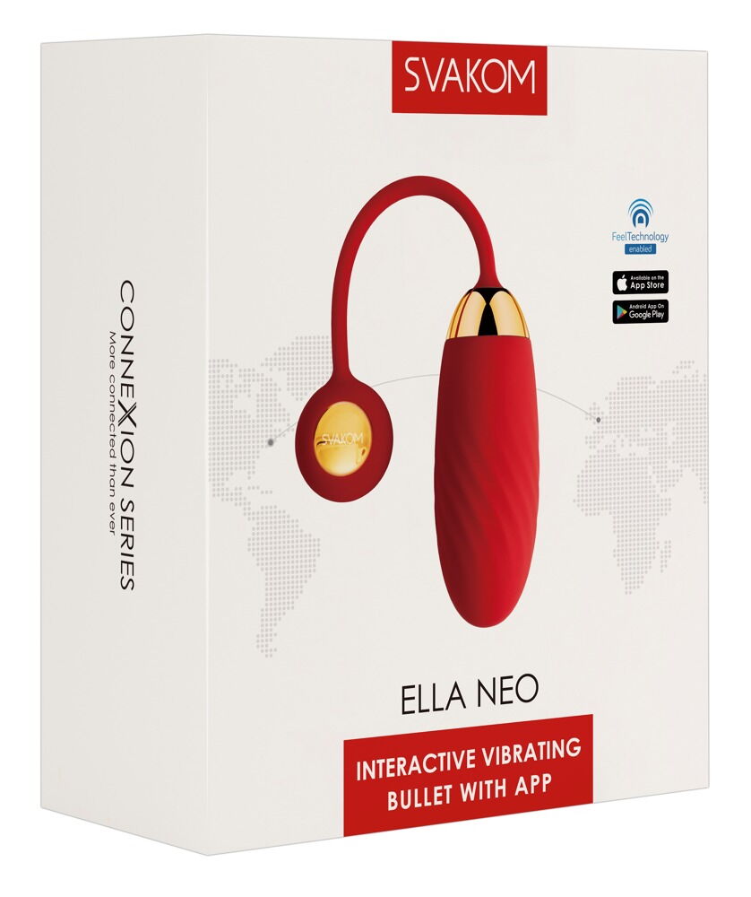 Vibro-Ei „Ella Neo“, 60 g, 11 Vibrationsmodi per App oder am Toy