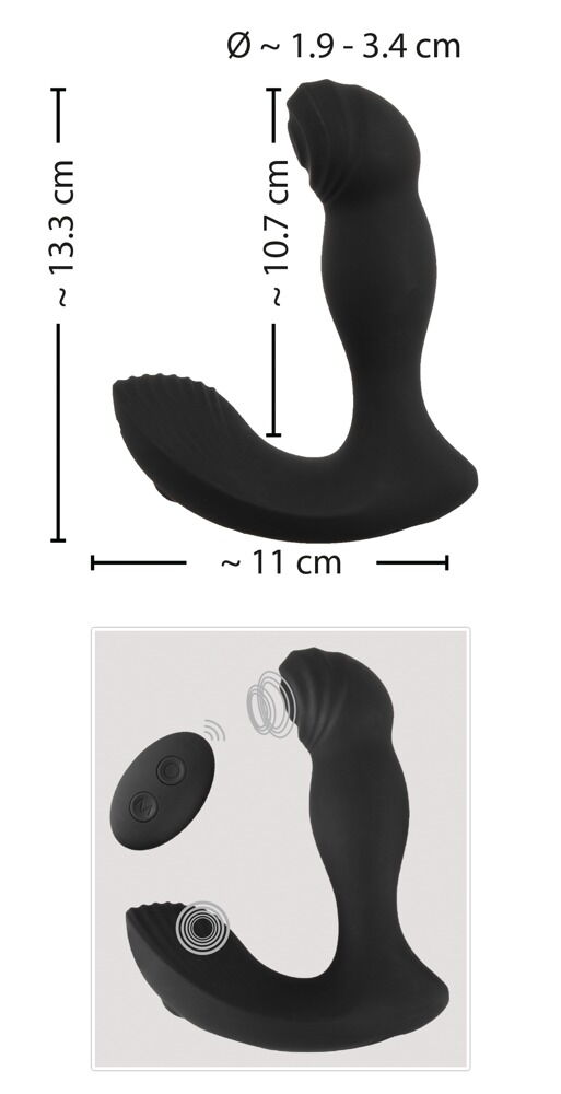 RC Prostate Vibrator with a Knocking Function