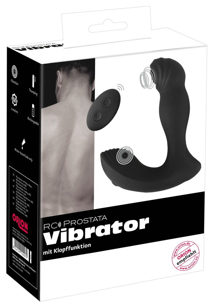 „RC Prostata Vibrator mit Klopffunktion“, 11 Vibrationsmodi