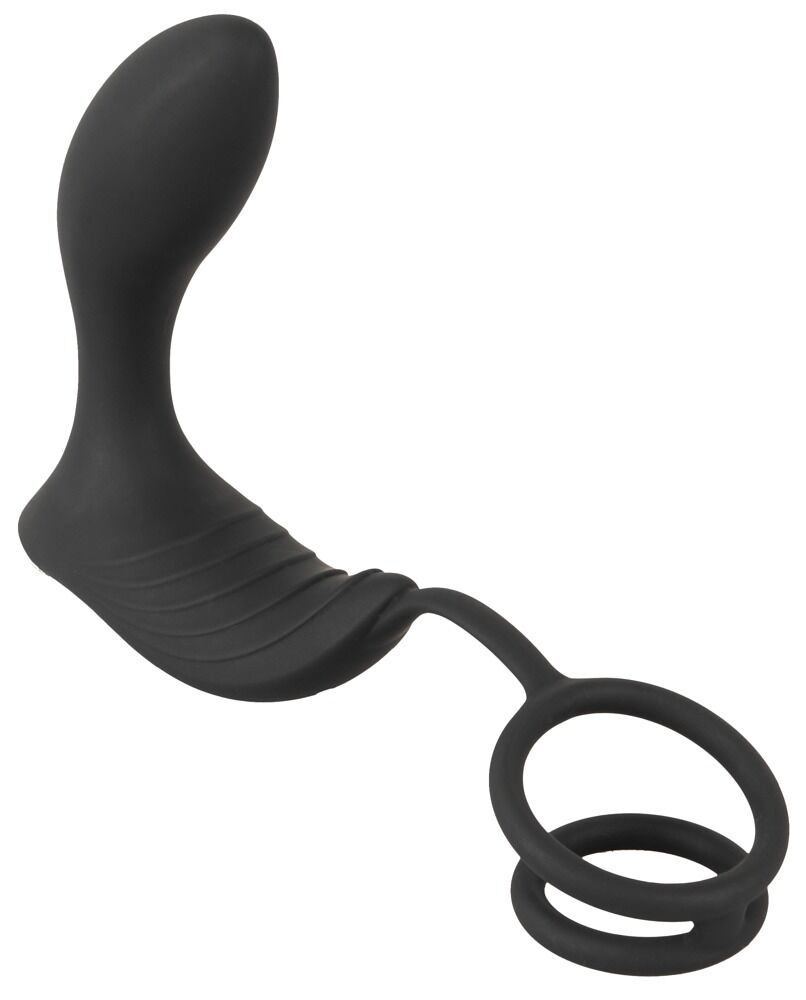 RC Prostate Vibrator with Cock and Ball Ring