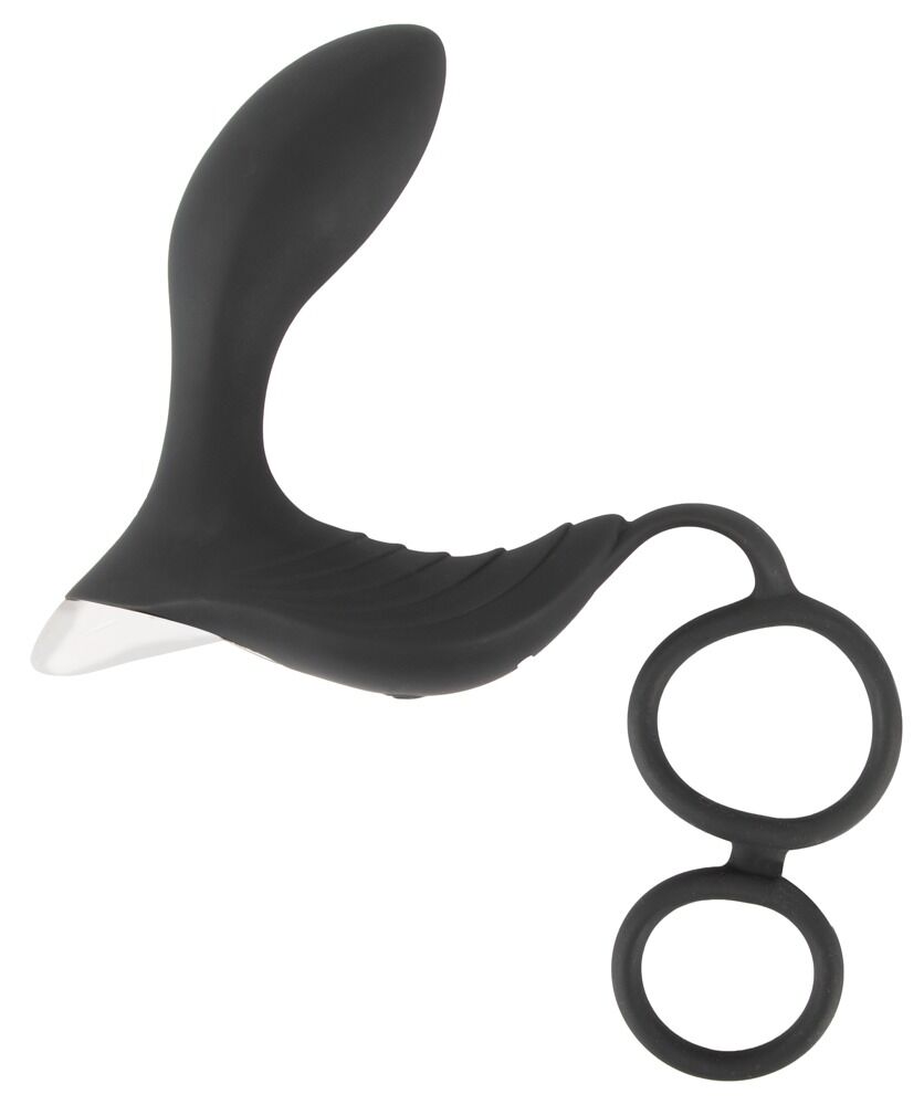 RC Prostate Vibrator with Cock and Ball Ring
