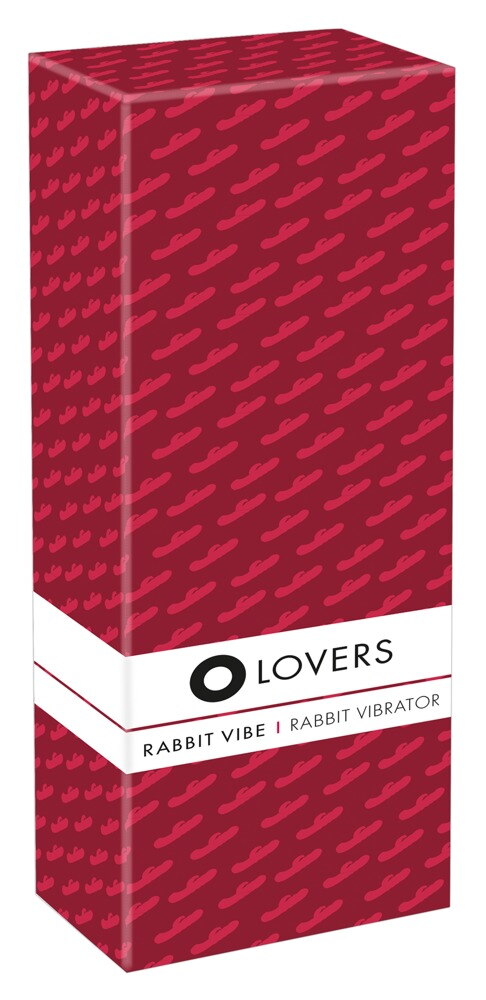 Rabbitvibrator „O Lovers Rabbit“, 19 cm, mit 2 Motoren