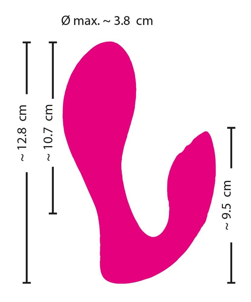 „G-Spot Panty Vibrator“ mit Fernbedienung, 2 x 10 Vibrationsmodi