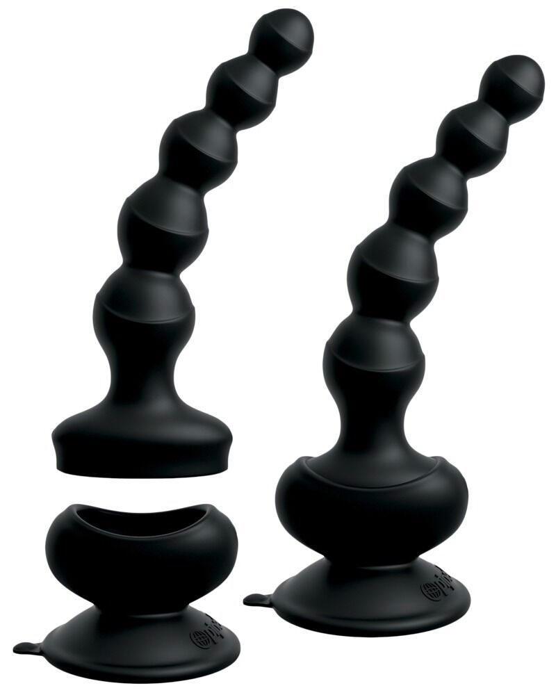 Analvibrator „Wallbanger Beads“, mit abnehmbarem Saugfuß