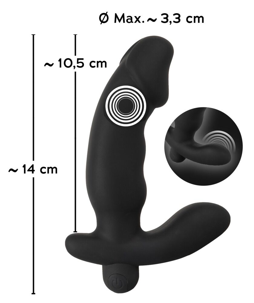 Cock-Shaped Butt Plug with Vibration