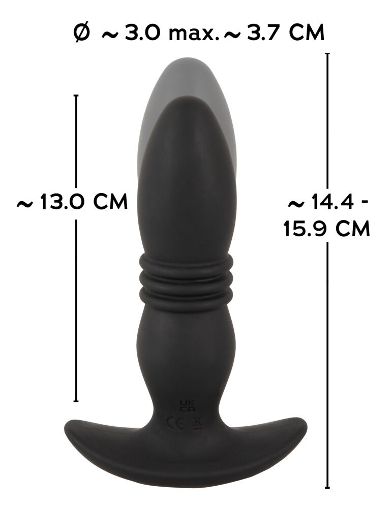 Vibro-Analplug „RC Thrusting Massager“ mit Fernbedienung