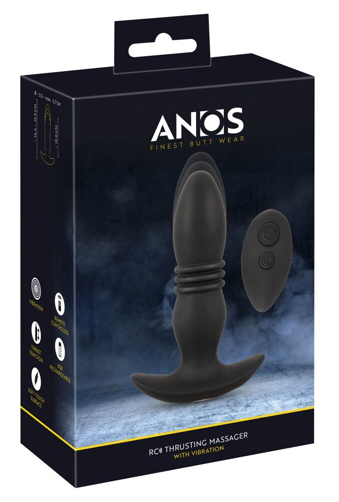 Vibro-Analplug „RC Thrusting Massager“ mit Fernbedienung