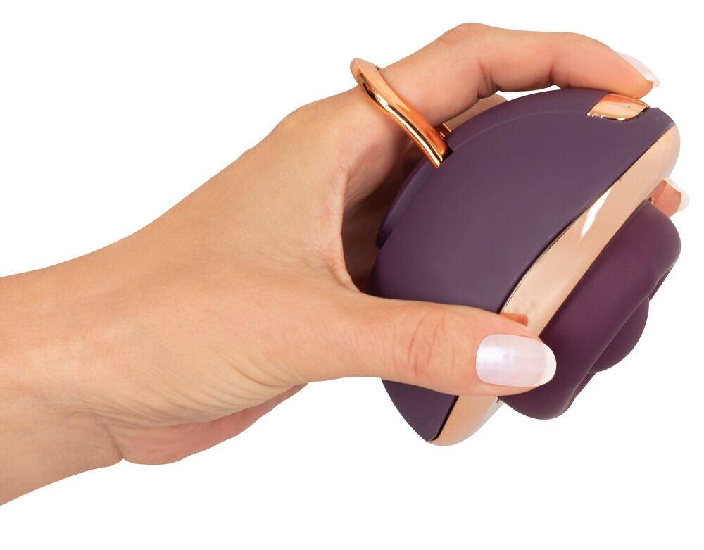 Auflegevibrator „Rotating Vulva Massager“ mit Haltering