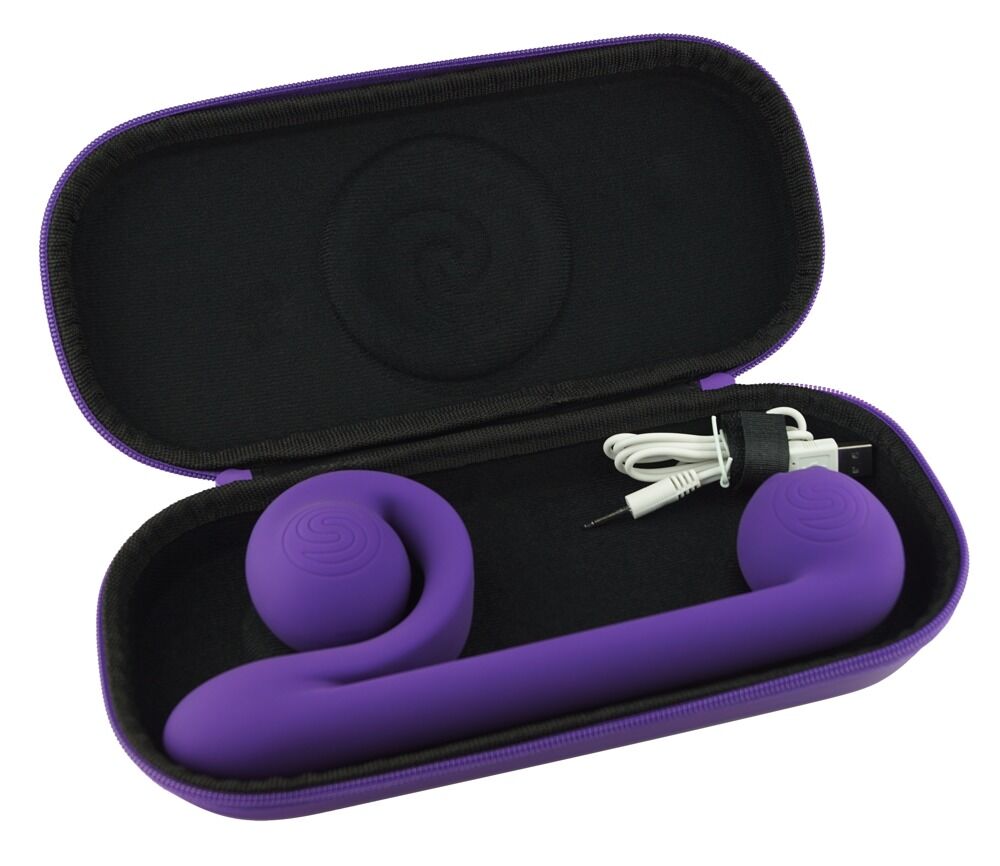 Vibrator „Snail Vibe“ mit 2 Motoren, je 5 Vibrationsmodi + 5 Geschwindigkeiten