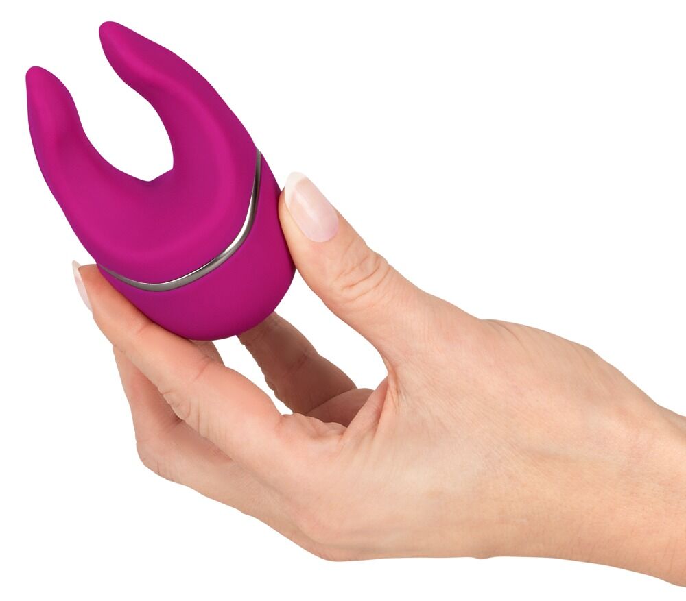 Auflegevibrator „Double Tip Vibrator“, 10 Vibrationsmodi, wiederaufladbar