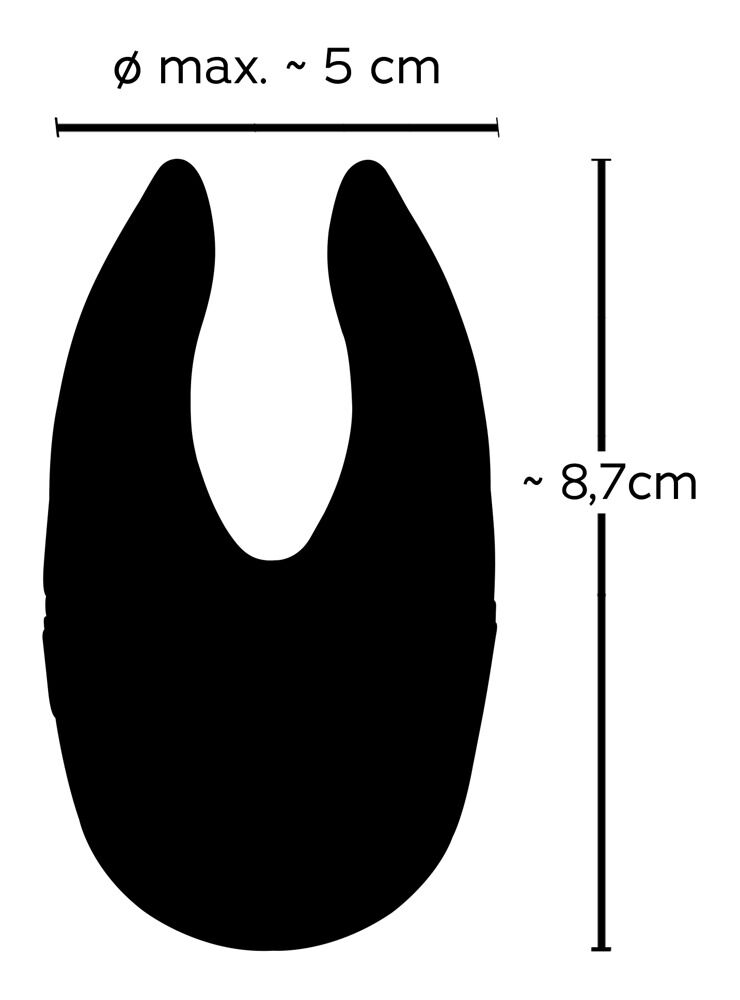 Auflegevibrator „Double Tip Vibrator“, 10 Vibrationsmodi, wiederaufladbar