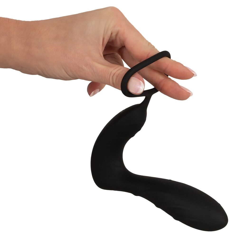 Vibrating RC Prostate Plug with Penis Ring