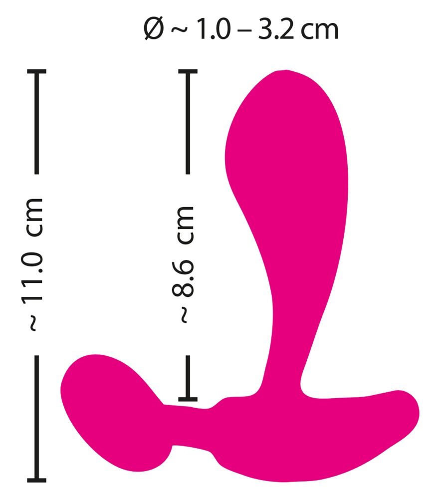 „RC C & G-Spot Vibrator“ mit Fernbedienung, 10 Vibrationsmodi