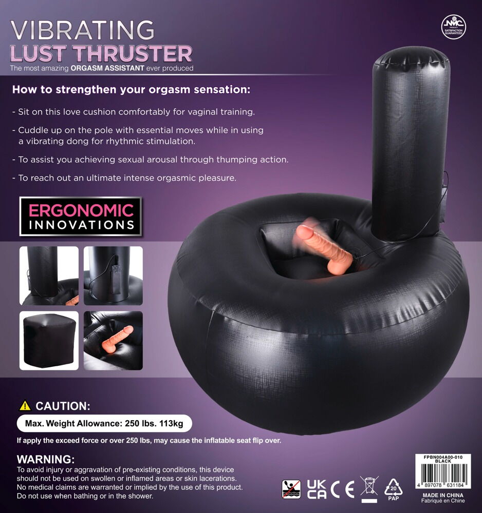 „Vibrating Lust Thruster“, 10 Vibrationsmodi