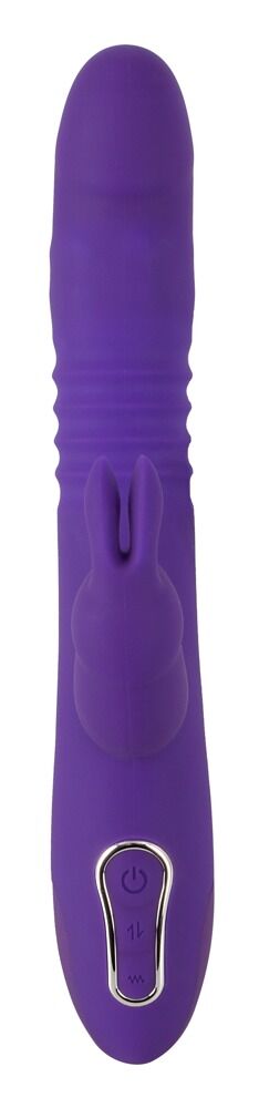 Stoßvibrator „Thrusting Pearl Triple Vibrator“ mit Klitoris- und Analvibrator