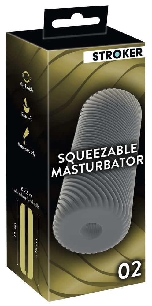 „Squeezable Masturbator“, innen mit Massagestruktur