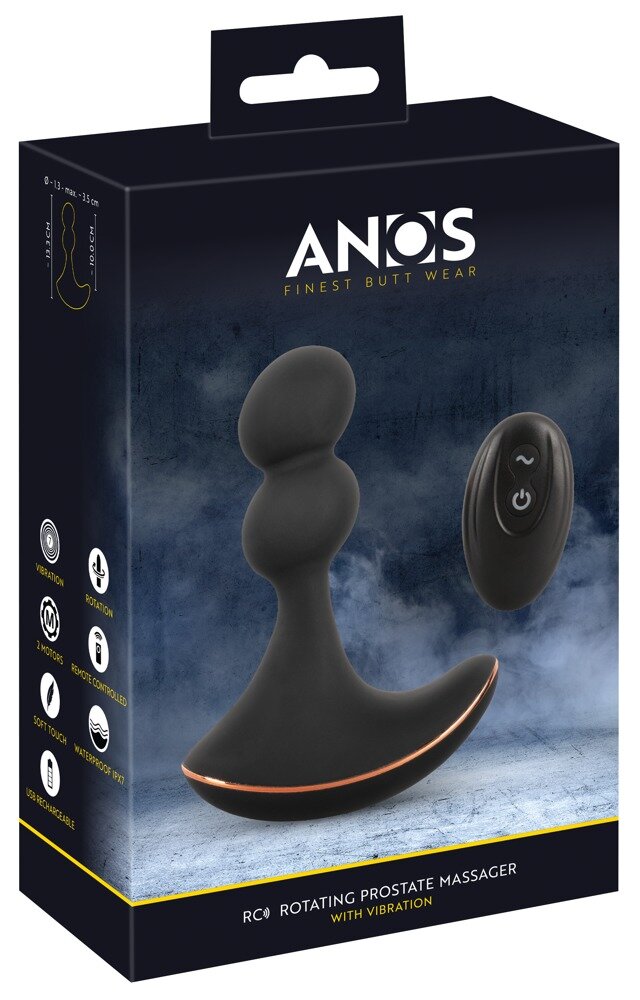 Vibro-Analplug „RC Rotating Prostate Massager with Vibration“