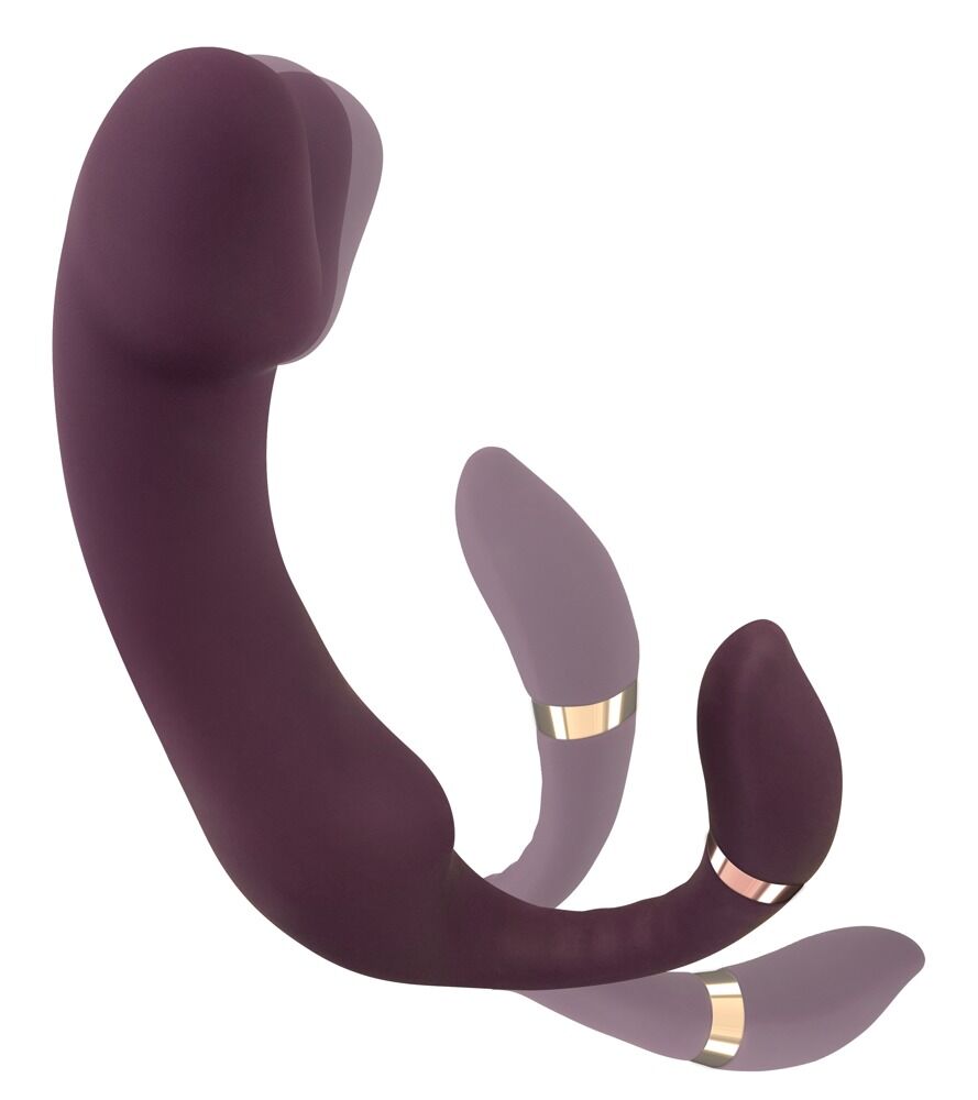 „Nodding Tip Vibrator with Bendable Clit Stimulator“