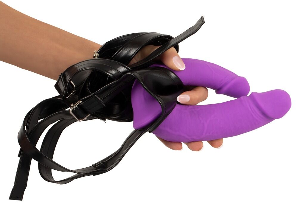 „Super Soft Double Strap-On“ mit herausnehmbarem Doppeldildo