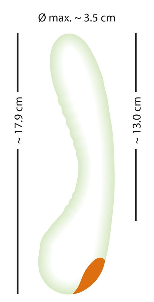 Vibrator „Glow in the dark G-Spot“ leuchtet im Dunkeln