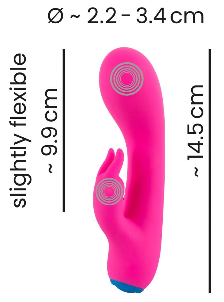 Rabbitvibrator mit 2 Motoren