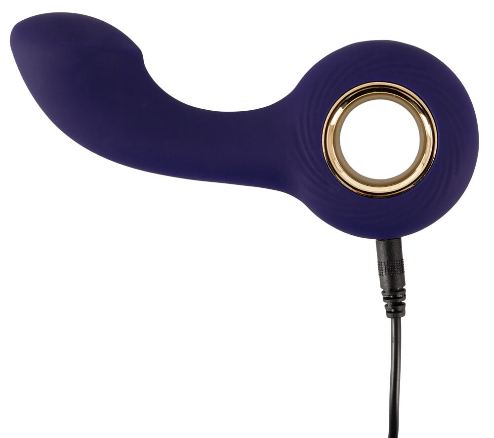 „Vibrating G- & P-Spot Massager“ mit praktischem Haltering