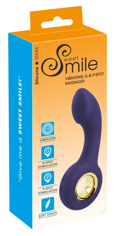 „Vibrating G- & P-Spot Massager“ mit praktischem Haltering