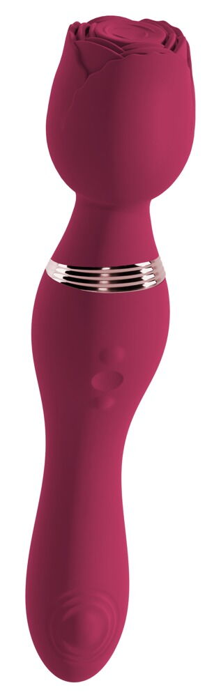 Massagestab „Thumping Wand Vibrator“ mit einführbarem Schaft