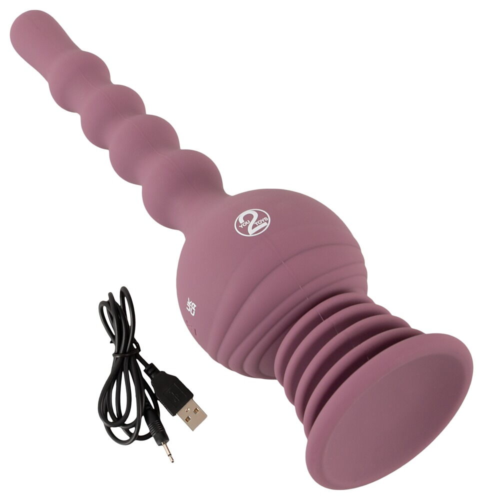 Analvibrator „Turbo Shaker Anal Lover“ mit federndem Saugfuß