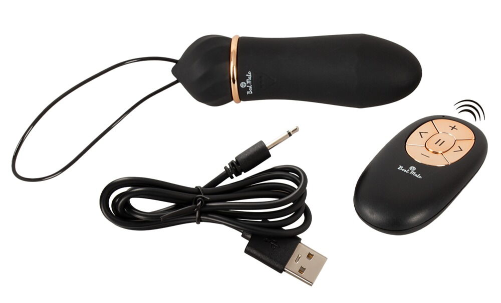 Bullet vibrator with remote control