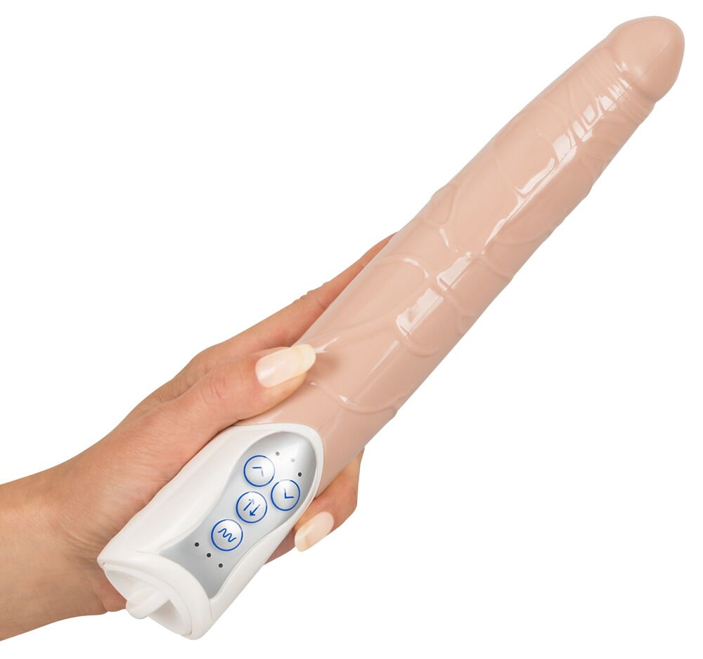 Vibrator „Push it!“ mit Stoßfunktion, 3 Stoßrhythmen, 7 Vibrationsstufen, 27,5 cm