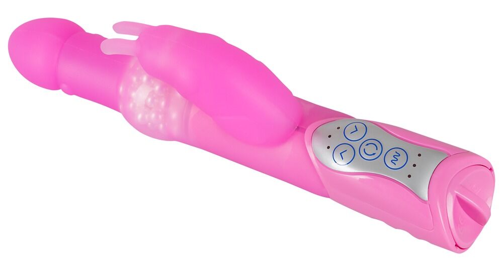 Rabbitvibrator „Pearly Rabbit“ mit rotierenden Massagekugeln