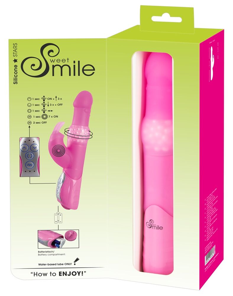 Rabbitvibrator „Pearly Rabbit“ mit rotierenden Massagekugeln