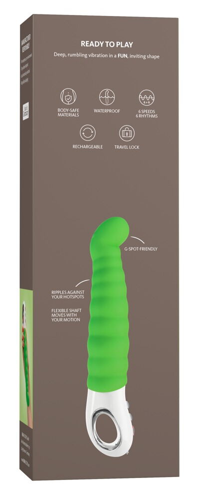 G-Punkt-Vibrator „Patchy Paul G5“, 22,2 cm, mit 6 Vibrationsstufen