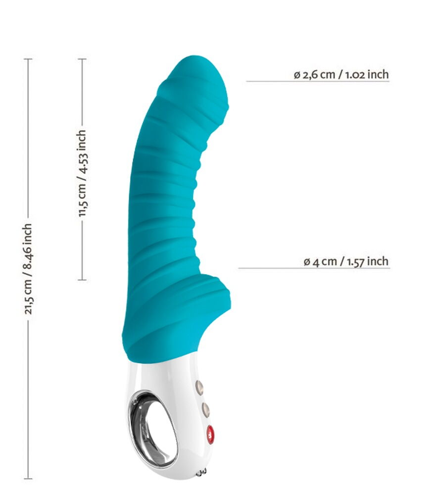 G-Punkt-Vibrator „TIGER G5”, 22,5 cm, 6 Vibrationsmodi in 6 Intensitäten