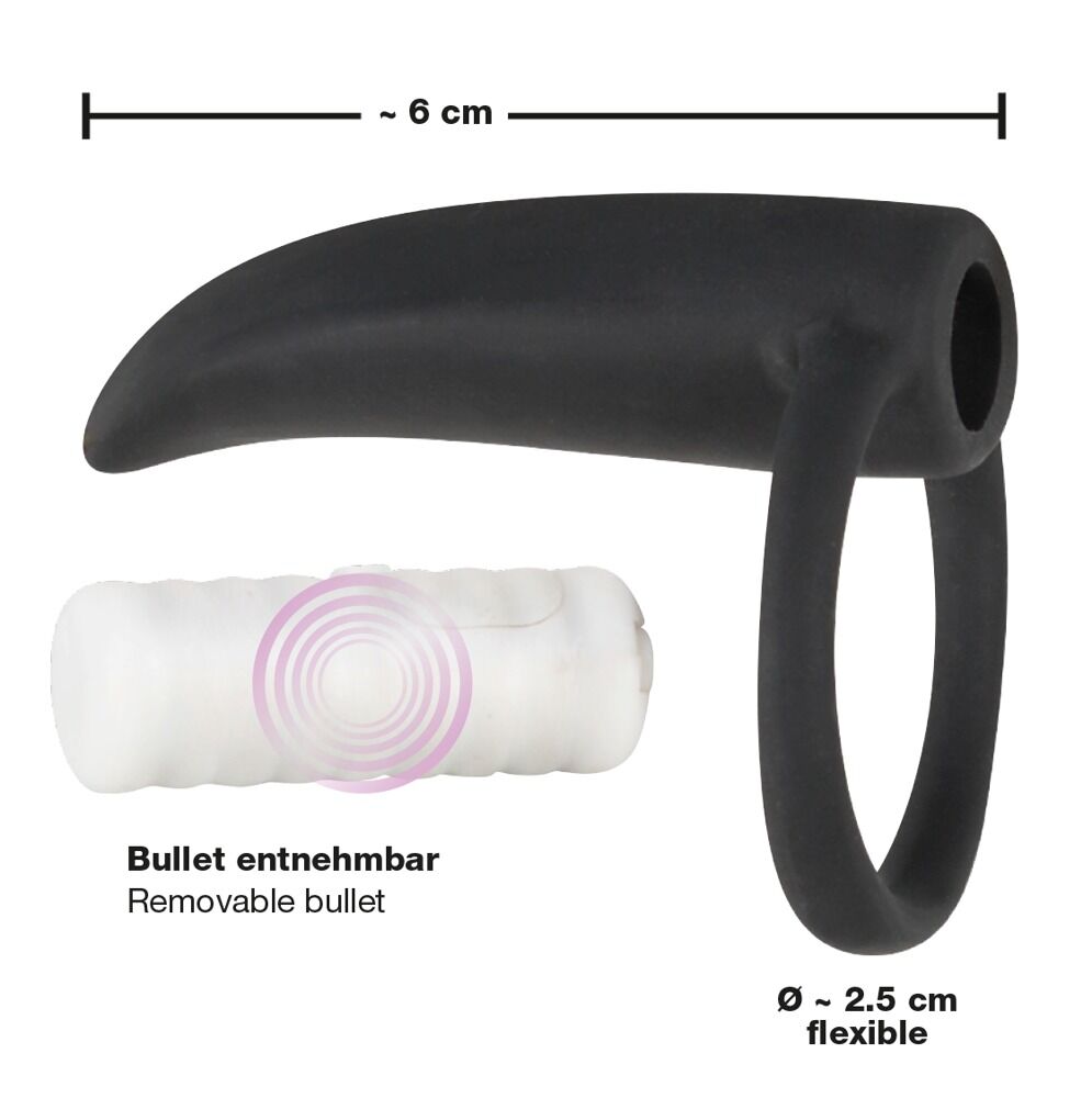 Cock ring with vibration